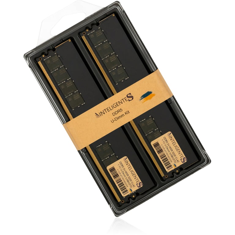 Модуль пам’яті для комп’ютера DDR5 32GB (2x16GB) 5200 MHz INTELIGENTES (IU5BII2/32)