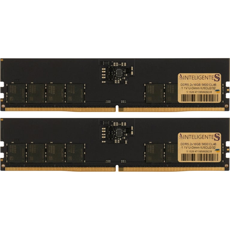 Модуль пам’яті для комп’ютера DDR5 32GB (2x16GB) 5600 MHz INTELIGENTES (IU5CIJ2/32)