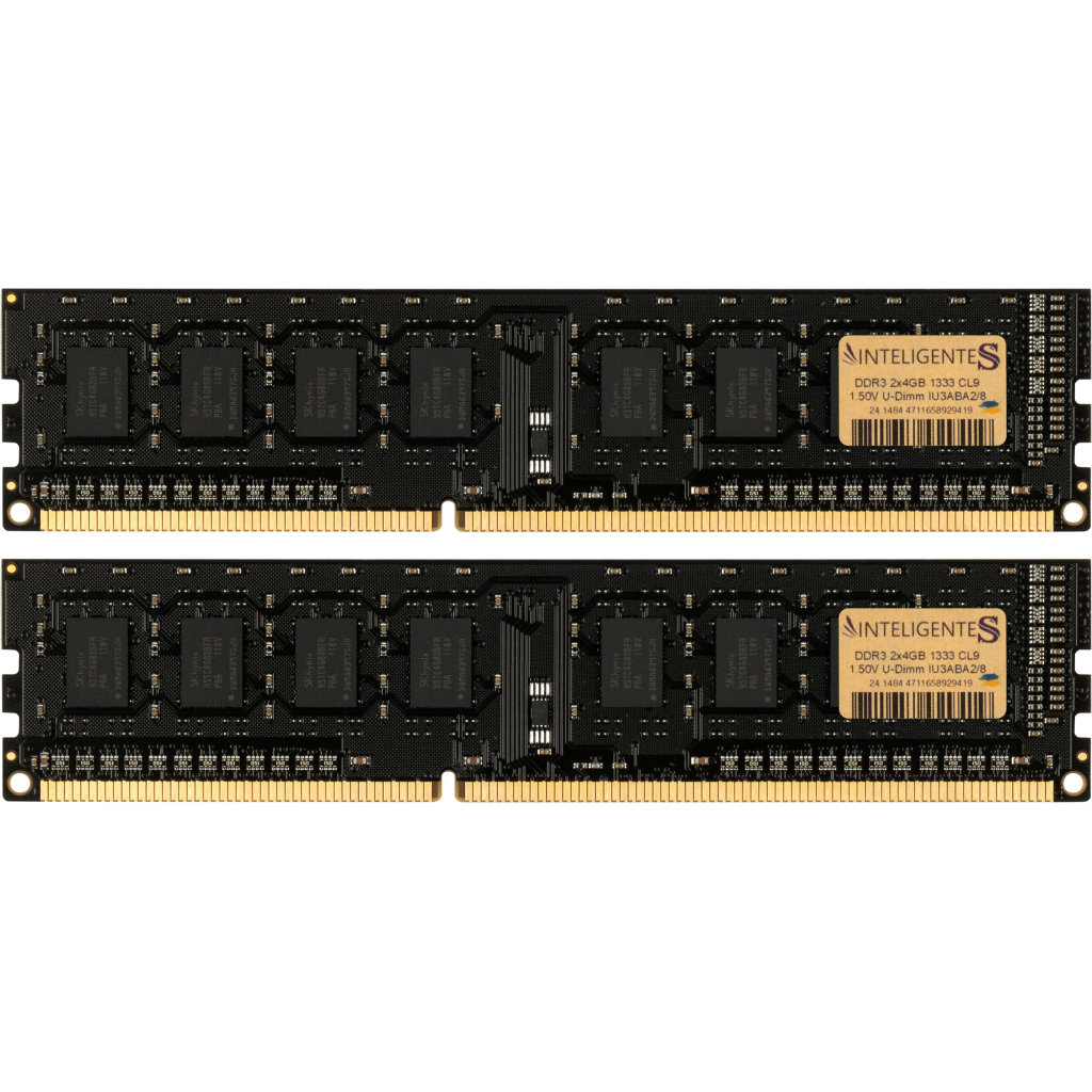 Модуль пам'яті для комп'ютера DDR3 8GB (2x4GB) 1333 MHz INTELIGENTES (IU3ABA2/8) - фото 1