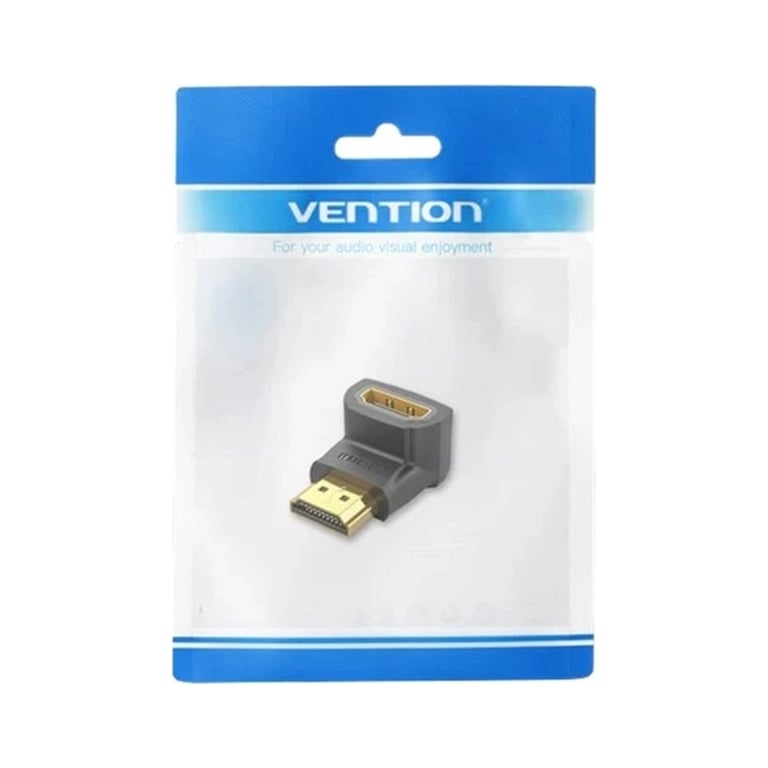 Перехідник HDMI F to HDMI M 90° 4K 60Hz PVC Vention (AIOB0) - фото 3