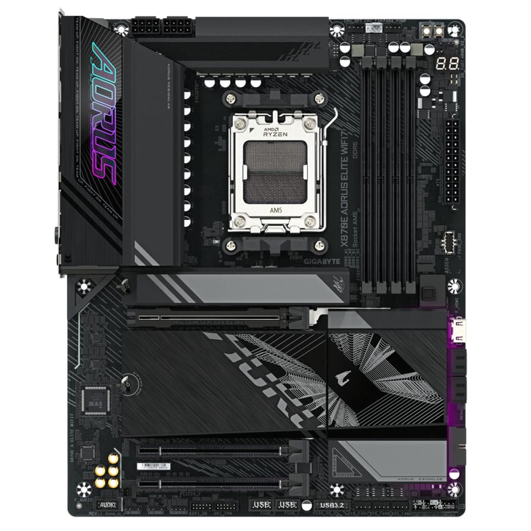 Материнська плата GIGABYTE X870E AORUS ELITE WIFI7 (X870E A ELITE WIFI7) - фото 1