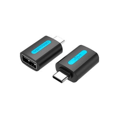 Перехідник OTG USB 2.0 AF to USB-C Vention (CDTB0) - фото 1