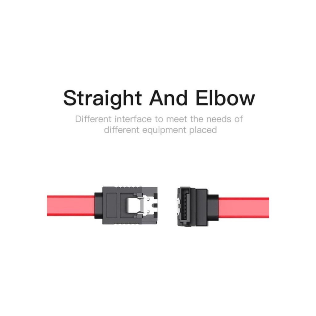 Кабель для передачі даних SATA 3.0 7pin F/F 0.5m L Red VENTION (KDDRD) - фото 5 Кабель для передачі даних SATA 3.0 7pin F/F 0.5m L Red VENTION (KDDRD) - фото 5