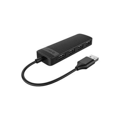 Концентратор Choetech USB 3.1 to 3хUSB 3.0+RJ45(1GB) Ethernet 4in1 (HUB-U02-BK) - фото 1