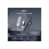 Концентратор Choetech USB 3.1 to 3хUSB 3.0+RJ45(1GB) Ethernet 4in1 (HUB-U02-BK) - фото 3