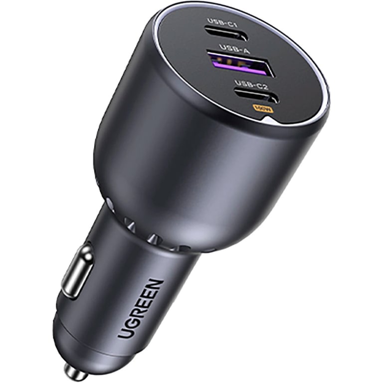 Зарядний пристрій Ugreen 3xUSB 130W (2xUSB-C+USB-A) QC3.0 (EC705) (35025) - фото 1