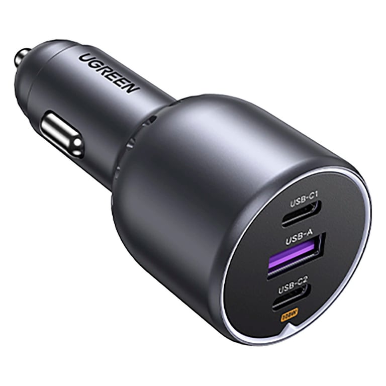 Зарядний пристрій Ugreen 3xUSB 130W (2xUSB-C+USB-A) QC3.0 (EC705) (35025) - фото 2