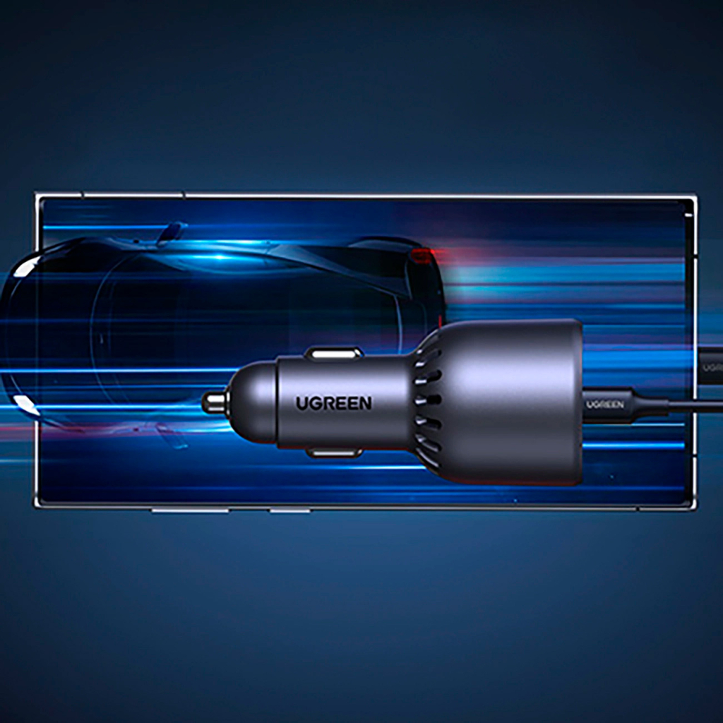 Зарядний пристрій Ugreen 3xUSB 130W (2xUSB-C+USB-A) QC3.0 (EC705) (35025) - фото 7 Зарядний пристрій Ugreen 3xUSB 130W (2xUSB-C+USB-A) QC3.0 (EC705) (35025) - фото 7