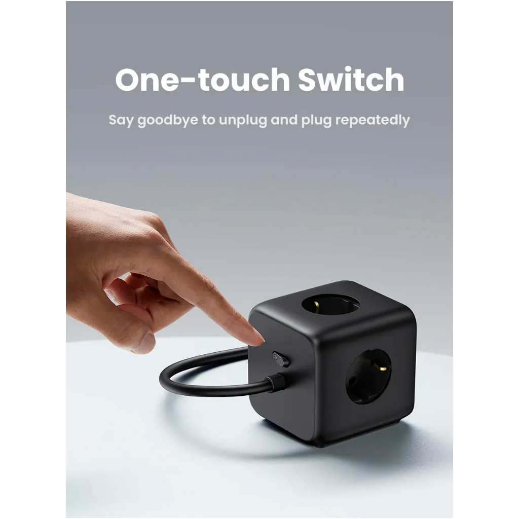 Зарядний пристрій Ugreen 4xUSB 65W DigiNest Cube (2хUSB-C+2xUSB-A) CD268 (60113) - фото 9 Зарядний пристрій Ugreen 4xUSB 65W DigiNest Cube (2хUSB-C+2xUSB-A) CD268 (60113) - фото 9