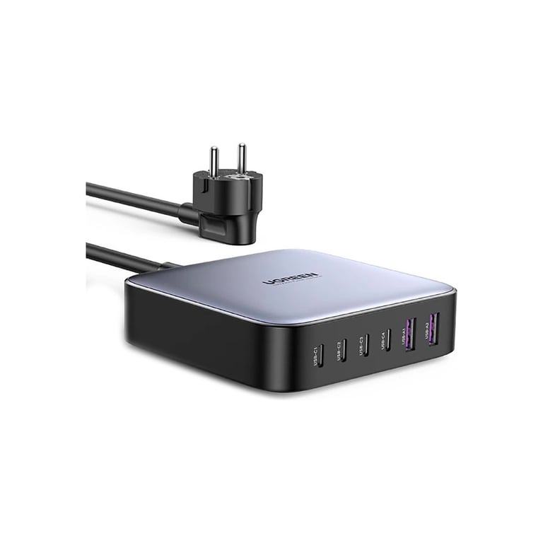 Зарядний пристрій Ugreen 6xUSB 200W (4хUSB-C+2xUSB-A) Gan CD271 (40914) - фото 2
