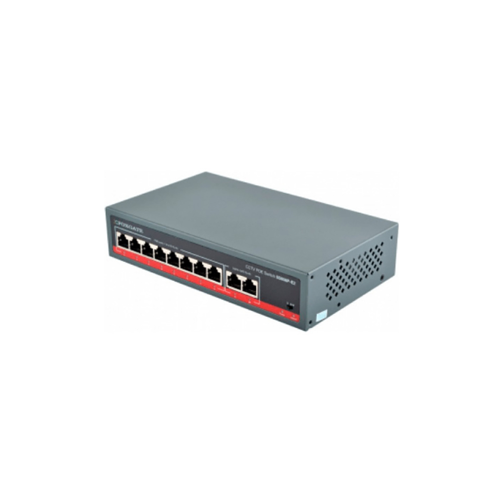 Комутатор мережевий FoxGate S5809P-E2 (96W) Комутатор мережевий FoxGate S5809P-E2 (96W)