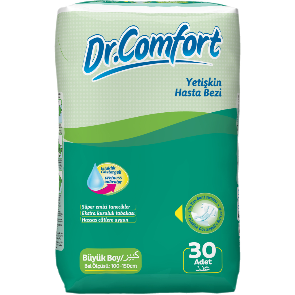 Підгузки для дорослих Dr.Comfort Large 7 крапель 30 шт (8680131200979) Підгузки для дорослих Dr.Comfort Large 7 крапель 30 шт (8680131200979)