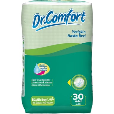 Підгузки для дорослих Dr.Comfort Large 7 крапель 30 шт (8680131200979) - фото 1