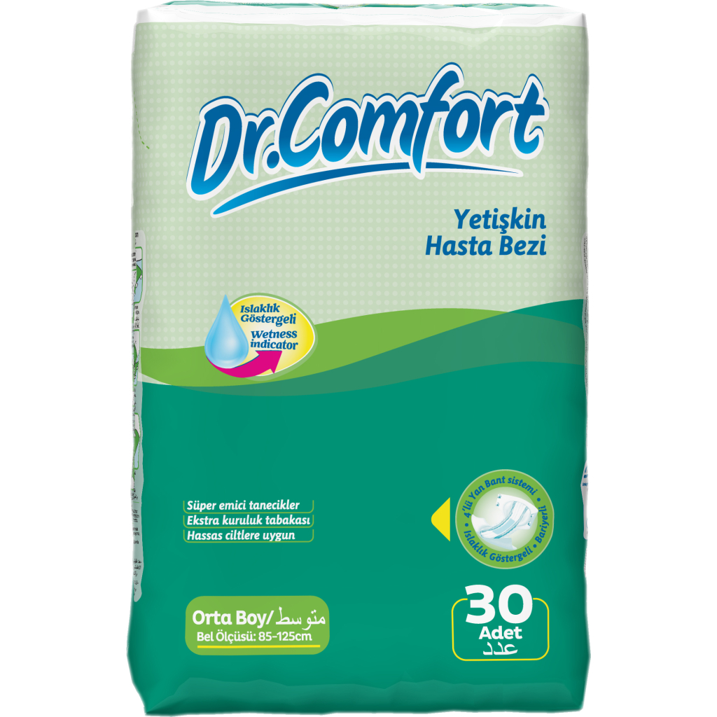 Підгузки для дорослих Dr.Comfort Medium 6 крапель 30 шт (8680131200986) - фото 1 Підгузки для дорослих Dr.Comfort Medium 6 крапель 30 шт (8680131200986) - фото 1