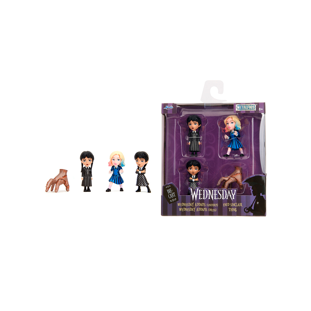 Фігурка Jada Набір металевих Венздей 6,5 см, 4 шт (253252040)