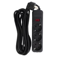 Мережевий фільтр живлення Patron EXT-PN-SP-1035, 5m Black (EXT-PN-SP-1035) - фото 1
