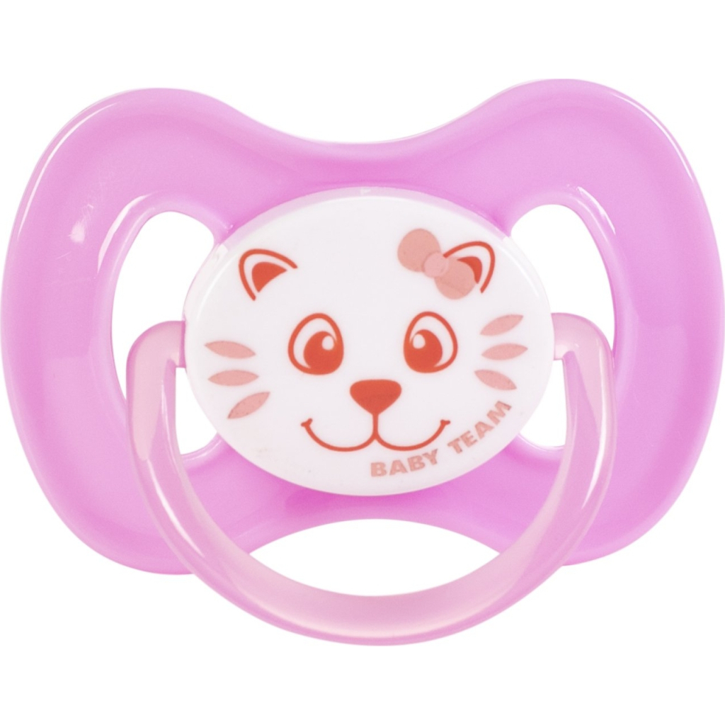 Пустушка Baby Team Силіконова класична від народження (4824428030076) - фото 1