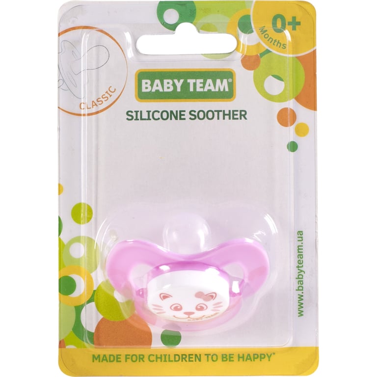 Пустушка Baby Team Силіконова класична від народження (4824428030076) - фото 3