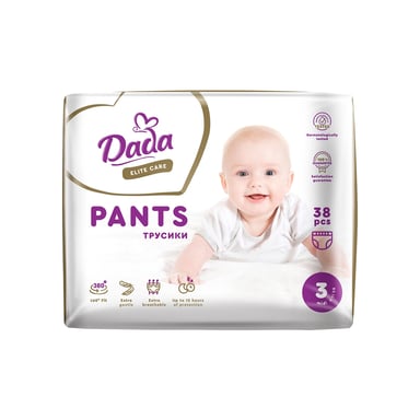 Підгузки Dada Трусики Elite Care 3 Midi 6 - 11 кг 38 шт (4820174980719) - фото 1