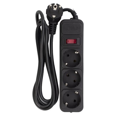 Мережевий фільтр живлення Patron EXT-PN-SP-1032, 1.8m Black (EXT-PN-SP-1032) - фото 1