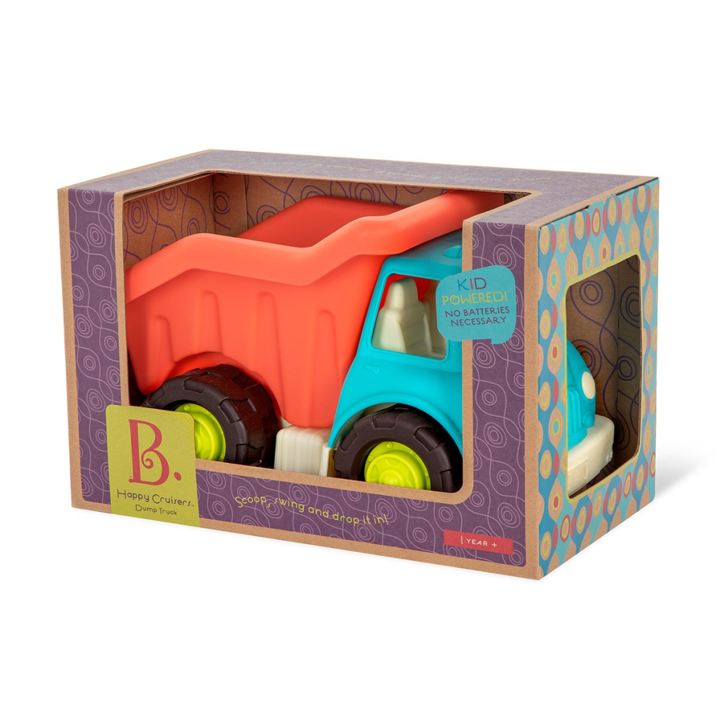 Машина Battat Баттатомобіль Самоскид помаранч-море (BX1720Z) - фото 4 Машина Battat Баттатомобіль Самоскид помаранч-море (BX1720Z) - фото 4