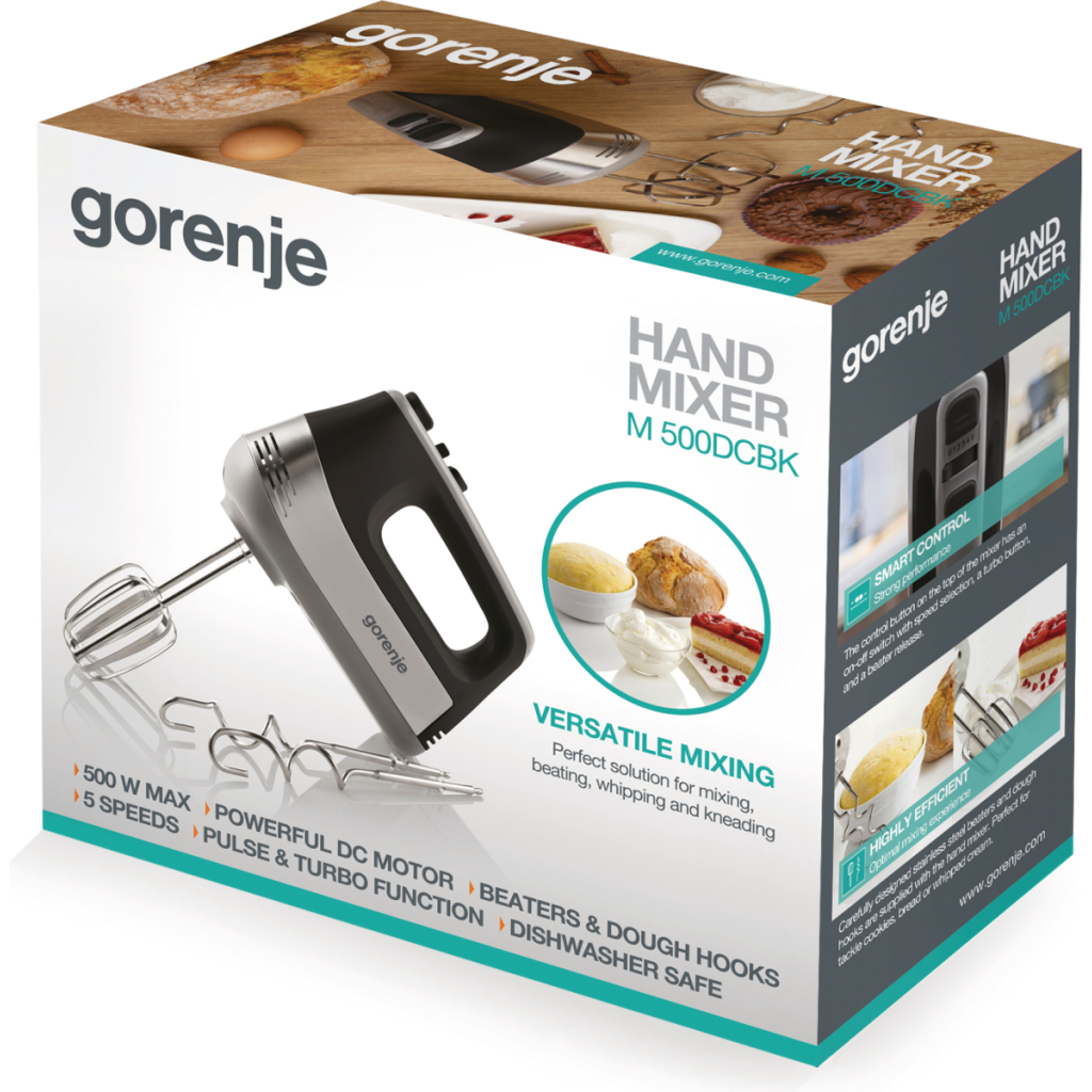 Міксер Gorenje M500DCBK - фото 2 Міксер Gorenje M500DCBK - фото 2