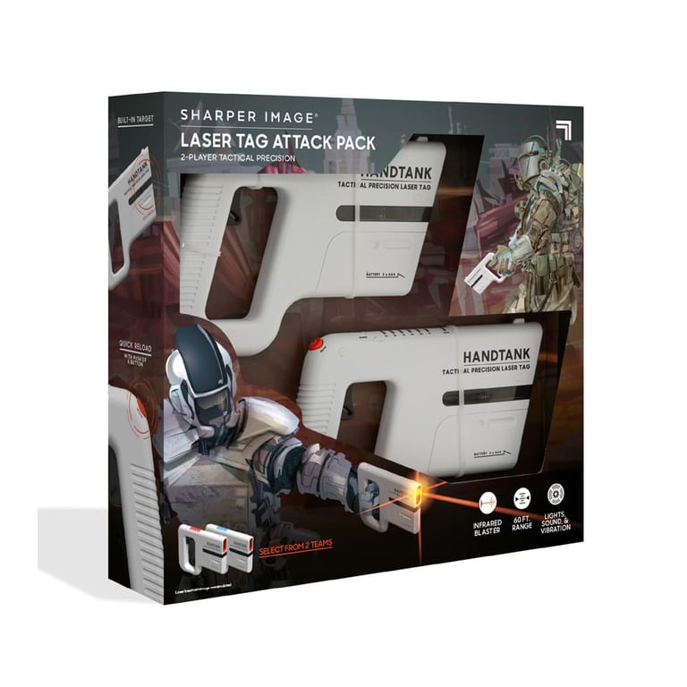 Іграшкова зброя Sharper Image набір для лазерних боїв Laser tag attack pack (1214013111) - фото 6