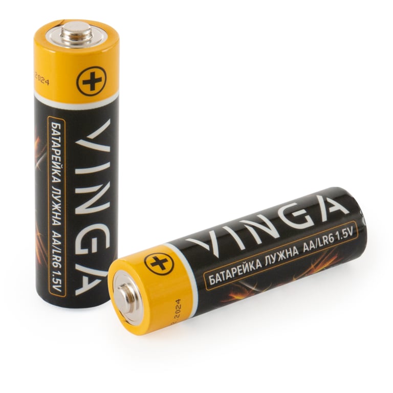 Батарейка AA LR6 Alkaline 2pcs Blister Vinga (VJABAA2) - фото 3