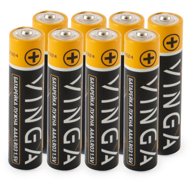 Батарейка AAA LR03 Alkaline 8pcs Blister Vinga (VJABAAA8) - фото 2