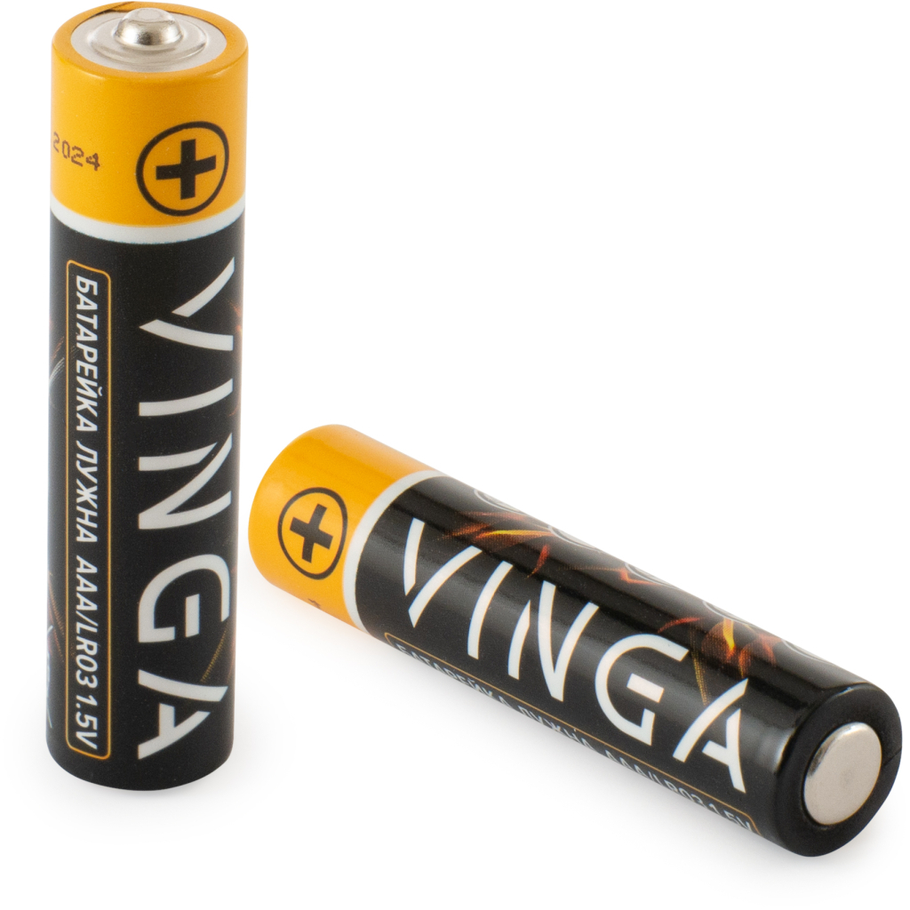 Батарейка AAA LR03 Alkaline 2pcs Blister Vinga (VJABAAA2) - фото 3 Батарейка AAA LR03 Alkaline 2pcs Blister Vinga (VJABAAA2) - фото 3