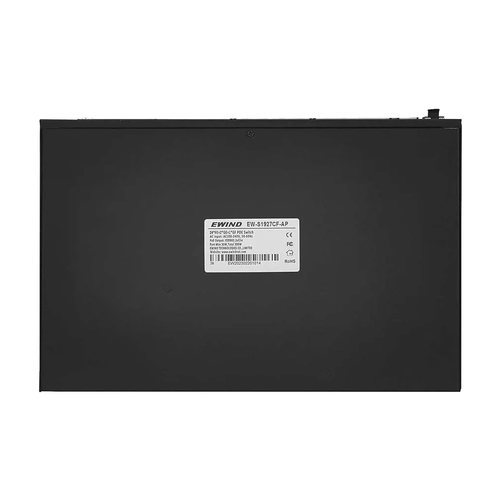 Комутатор мережевий Ewind EW-S1927CF-AP - фото 4 Комутатор мережевий Ewind EW-S1927CF-AP - фото 4