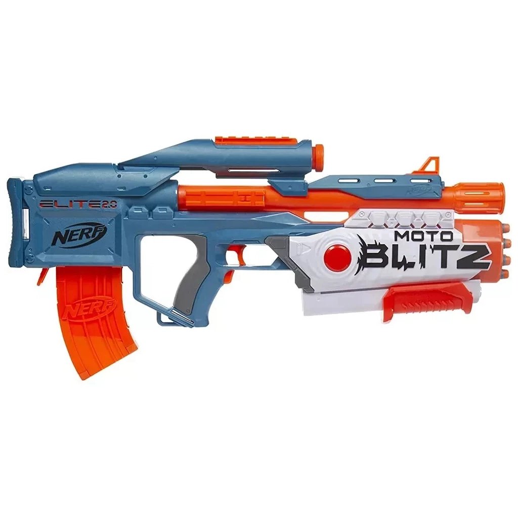 Іграшкова зброя Hasbro Бластер Nerf MotoBlitz Нерф Еліт 2.0 (F5872) Іграшкова зброя Hasbro Бластер Nerf MotoBlitz Нерф Еліт 2.0 (F5872)
