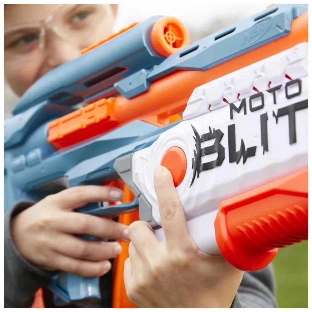 Іграшкова зброя Hasbro Бластер Nerf MotoBlitz Нерф Еліт 2.0 (F5872) - фото 8 Іграшкова зброя Hasbro Бластер Nerf MotoBlitz Нерф Еліт 2.0 (F5872) - фото 8