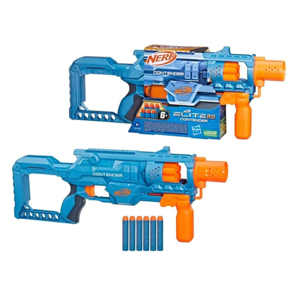 Іграшкова зброя Hasbro Бластер Контендер, серії Нерф Еліт 2.0 (F6787) - фото 3 Іграшкова зброя Hasbro Бластер Контендер, серії Нерф Еліт 2.0 (F6787) - фото 3