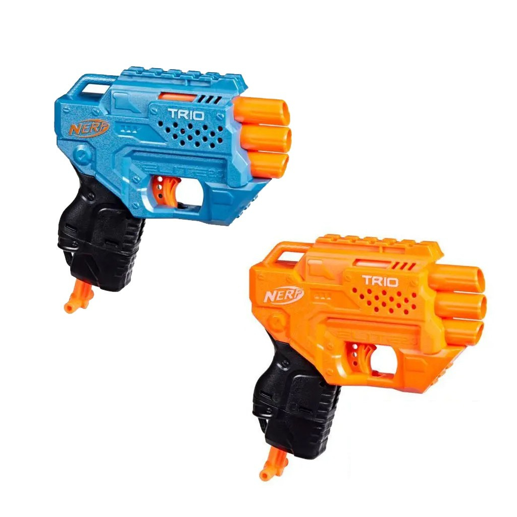 Іграшкова зброя Hasbro Набір з 2-х бластерів Еліт Тріо (F6786) Іграшкова зброя Hasbro Набір з 2-х бластерів Еліт Тріо (F6786)