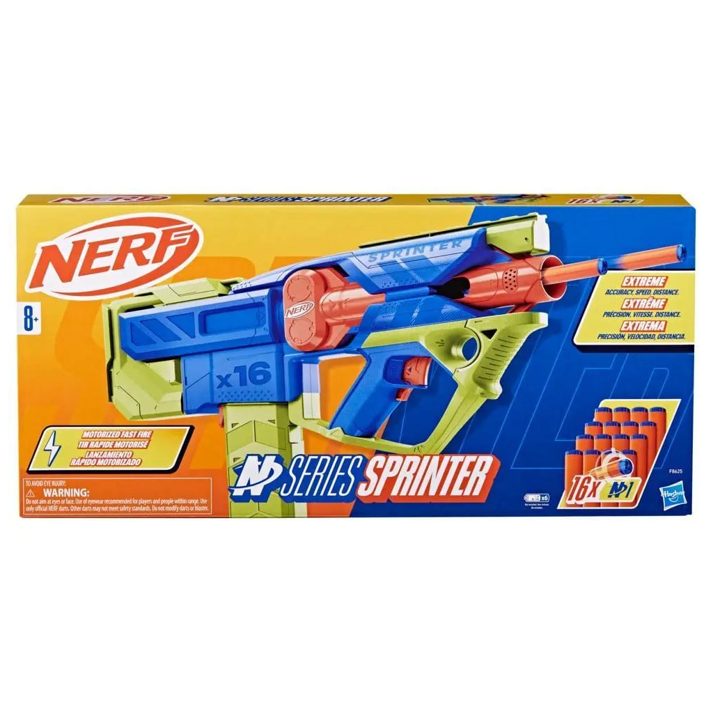 Іграшкова зброя Hasbro Бластер Nerf N Series Sprinter (F8625) - фото 2 Іграшкова зброя Hasbro Бластер Nerf N Series Sprinter (F8625) - фото 2