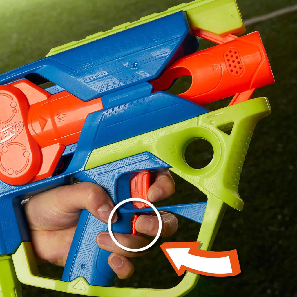 Іграшкова зброя Hasbro Бластер Nerf N Series Sprinter (F8625) - фото 7 Іграшкова зброя Hasbro Бластер Nerf N Series Sprinter (F8625) - фото 7