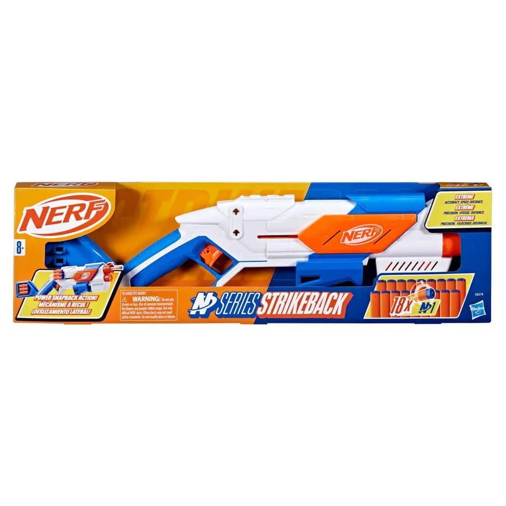 Іграшкова зброя Hasbro Бластер Страйкбек Nerf N Series (G0218) - фото 2 Іграшкова зброя Hasbro Бластер Страйкбек Nerf N Series (G0218) - фото 2