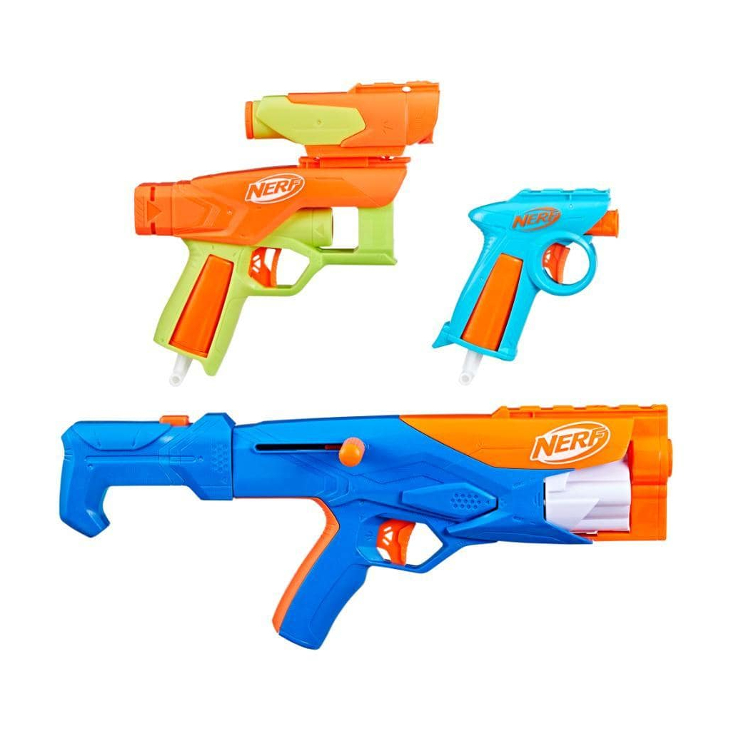 Іграшкова зброя Hasbro Набір бластерів Nerf N Series Gear Up Pack (F8633) - фото 2 Іграшкова зброя Hasbro Набір бластерів Nerf N Series Gear Up Pack (F8633) - фото 2