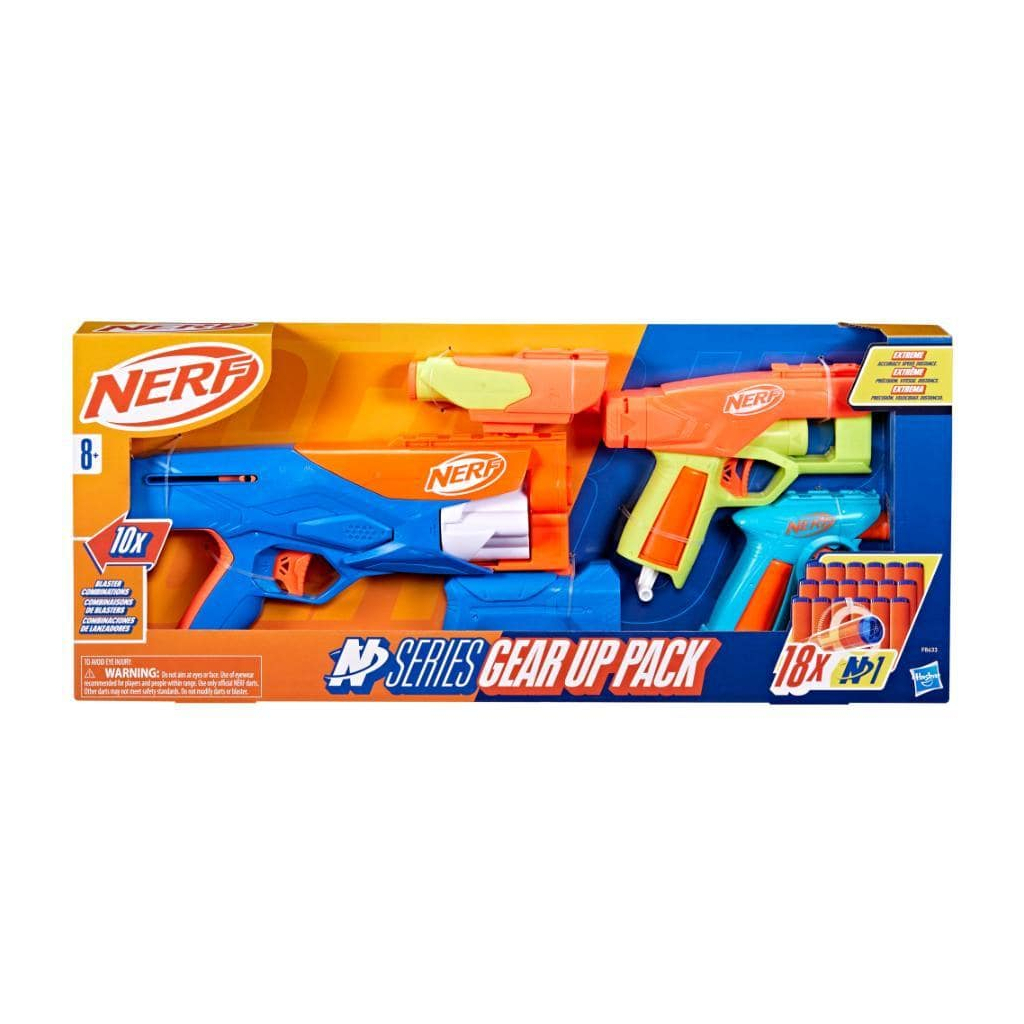 Іграшкова зброя Hasbro Набір бластерів Nerf N Series Gear Up Pack (F8633) - фото 4 Іграшкова зброя Hasbro Набір бластерів Nerf N Series Gear Up Pack (F8633) - фото 4