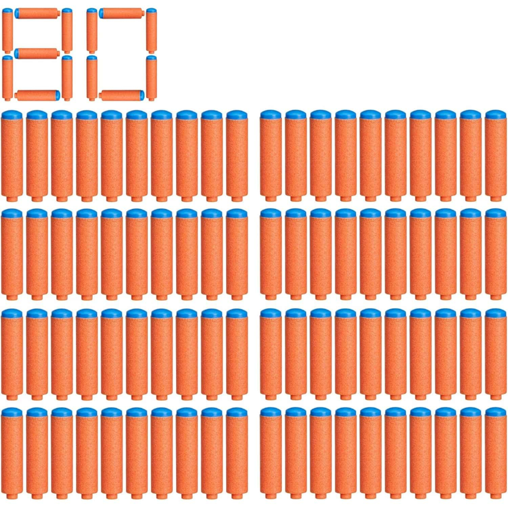 Іграшкова зброя Hasbro Набір з 80 стріл для бластерів серії Nerf N Series (F8638) Іграшкова зброя Hasbro Набір з 80 стріл для бластерів серії Nerf N Series (F8638)