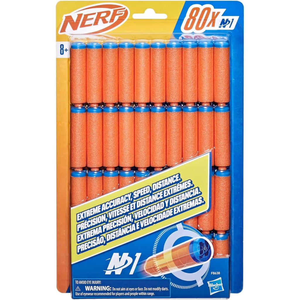 Іграшкова зброя Hasbro Набір з 80 стріл для бластерів серії Nerf N Series (F8638) - фото 2 Іграшкова зброя Hasbro Набір з 80 стріл для бластерів серії Nerf N Series (F8638) - фото 2