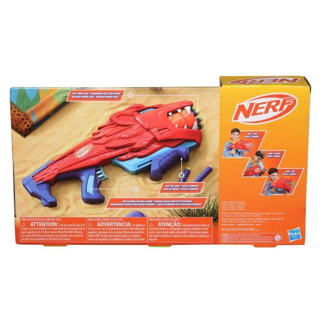 Іграшкова зброя Hasbro Бластер Nerf LionFury (F8646) - фото 3 Іграшкова зброя Hasbro Бластер Nerf LionFury (F8646) - фото 3