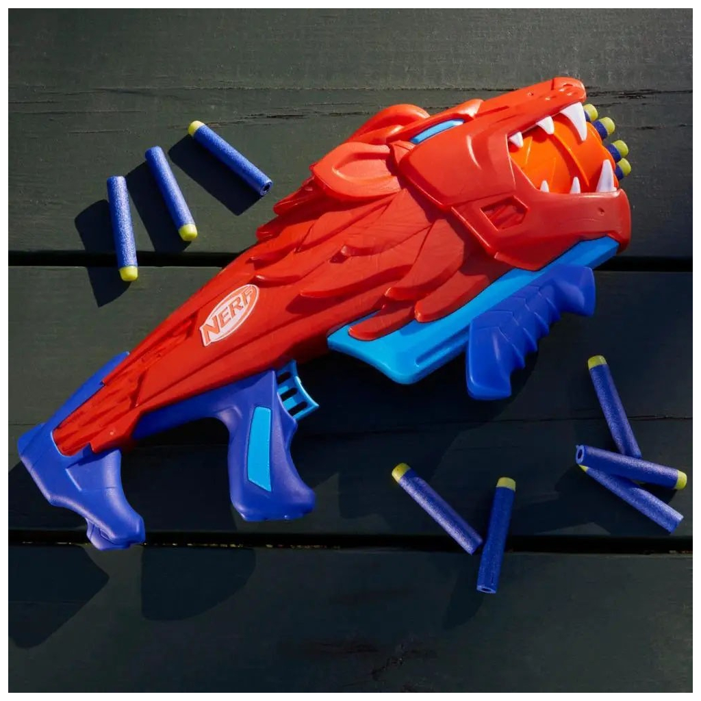 Іграшкова зброя Hasbro Бластер Nerf LionFury (F8646) - фото 5 Іграшкова зброя Hasbro Бластер Nerf LionFury (F8646) - фото 5