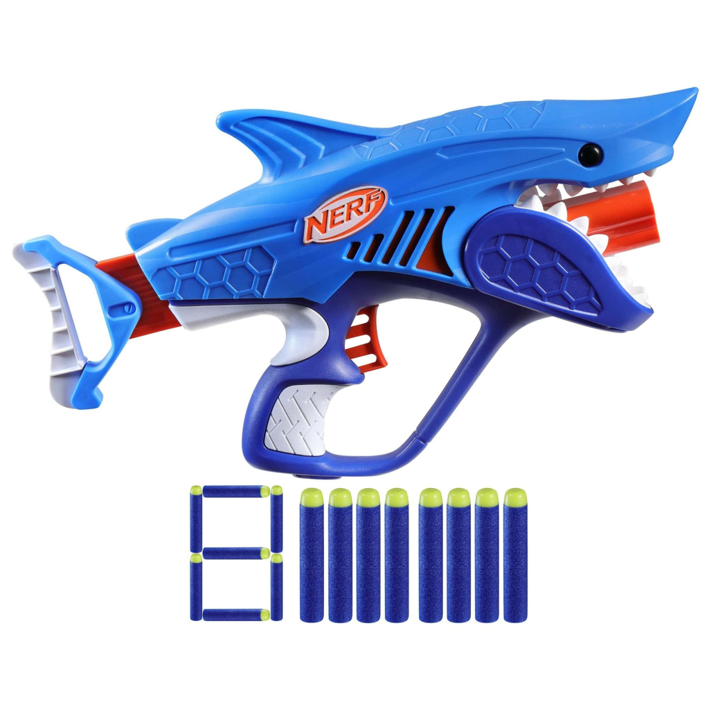 Іграшкова зброя Hasbro Бластер Nerf SharkFire (F8645) - фото 2 Іграшкова зброя Hasbro Бластер Nerf SharkFire (F8645) - фото 2