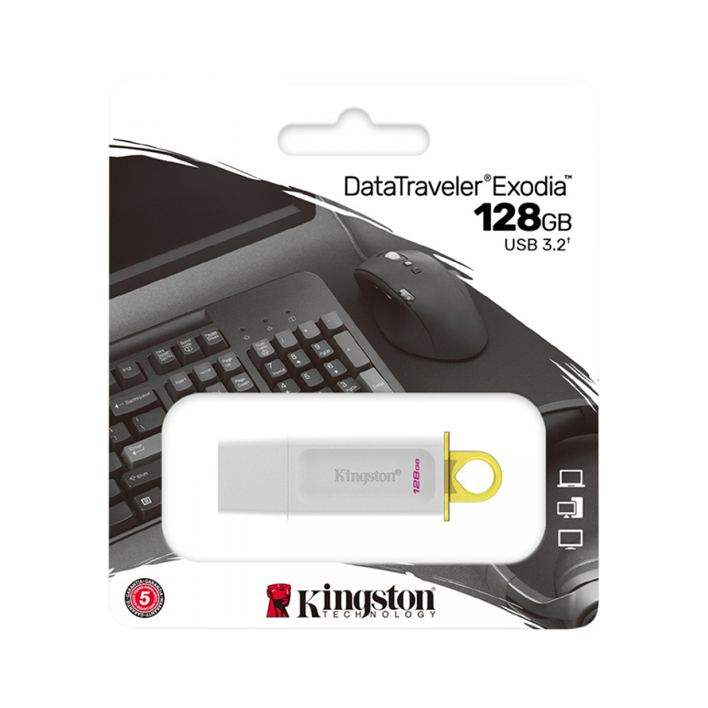 USB флеш накопичувач Kingston 128GB DataTraveler Exodia White USB 3.2 Gen 1 (KC-U2G128-5R) - фото 3 USB флеш накопичувач Kingston 128GB DataTraveler Exodia White USB 3.2 Gen 1 (KC-U2G128-5R) - фото 3