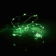 Гірлянда YES! Fun Нитка на мідному дроті 20 LED Зелена 2 м Статична На батарейках (975026) - фото 3