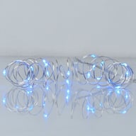 Гірлянда YES! Fun Нитка на мідному дроті 20 LED Синя 2 м Статична На батарейках (975025) - фото 1