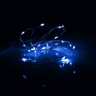 Гірлянда YES! Fun Нитка на мідному дроті 20 LED Синя 2 м Статична На батарейках (975025) - фото 3
