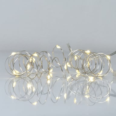 Гірлянда YES! Fun Нитка на мідному дроті 20 LED Тепло-біла 2 м Статична На батарейках (975020) - фото 1